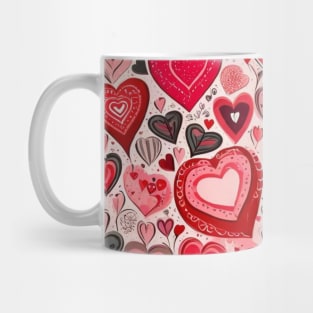 Valentines day gift ideas,valentines day gifts for all,heart pattern gifts Mug